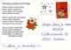 Feliz Año Navidad VELA Vintage Tarjeta Postal CPSM #PBA077.A - New Year