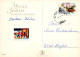 Feliz Año Navidad VELA Vintage Tarjeta Postal CPSM #PBA067.A - New Year