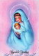Vierge Marie Madone Bébé JÉSUS Religion Vintage Carte Postale CPSM #PBQ051.A - Vergine Maria E Madonne