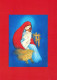 Virgen María Virgen Niño JESÚS Navidad Religión Vintage Tarjeta Postal CPSM #PBP933.A - Jungfräuliche Marie Und Madona