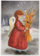ÁNGEL Navidad Vintage Tarjeta Postal CPSM #PBP593.A - Angels