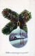 Neujahr Weihnachten Vintage Ansichtskarte Postkarte CPSMPF #PKG193.A - Nieuwjaar