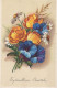 FLOWERS Vintage Ansichtskarte Postkarte CPA #PKE540.A - Flowers