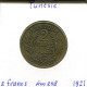 2 FRANCS 1921 TUNESIEN TUNISIA Münze Muhammad V #AP807.2.D.A - Tunesië