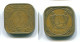 5 CENTS 1962 SURINAME Netherlands Nickel-Brass Colonial Coin #S12648.U.A - Surinam 1975 - ...