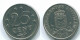 25 CENTS 1971 NIEDERLÄNDISCHE ANTILLEN Nickel Koloniale Münze #S11491.D.A - Antilles Néerlandaises