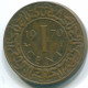 1 CENT 1970 SURINAME Netherlands Bronze Cock Colonial Coin #S10958.U.A - Surinam 1975 - ...