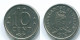10 CENTS 1978 NIEDERLÄNDISCHE ANTILLEN Nickel Koloniale Münze #S13578.D.A - Niederländische Antillen