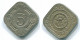 5 CENTS 1970 NIEDERLÄNDISCHE ANTILLEN Nickel Koloniale Münze #S12498.D.A - Antille Olandesi