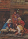 Vierge Marie Madone Bébé JÉSUS Christianisme Religion LENTICULAR 3D Vintage Carte Postale CPSM #PAZ023.A - Vergine Maria E Madonne