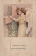 1910 ANGE NOËL Vintage Antique Carte Postale CPA #PAG696.A - Anges