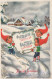 Feliz Año Navidad NIÑOS Vintage Tarjeta Postal CPSMPF #PKG480.A - Nieuwjaar