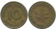 10 PFENNIG 1950 F BRD DEUTSCHLAND Münze GERMANY #AD832.9.D.A - 10 Pfennig