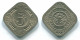 5 CENTS 1967 ANTILLAS NEERLANDESAS Nickel Colonial Moneda #S12463.E.A - Niederländische Antillen