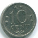 10 CENTS 1971 ANTILLES NÉERLANDAISES Nickel Colonial Pièce #S13451.F.A - Antilles Néerlandaises