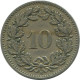 10 RAPPEN 1883 B SUIZA SWITZERLAND Moneda HELVETIA #AD942.2.E.A - Otros & Sin Clasificación