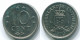 10 CENTS 1970 NIEDERLÄNDISCHE ANTILLEN Nickel Koloniale Münze #S13360.D.A - Nederlandse Antillen