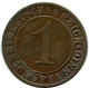 1 REICHSPFENNIG 1925 F GERMANY Coin #DB775.U.A - 1 Rentenpfennig & 1 Reichspfennig