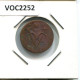 1734 HOLLAND VOC DUIT INDES NÉERLANDAIS NETHERLANDS NEW YORK COLONIAL PENNY #VOC2252.7.F.A - Nederlands-Indië
