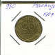 20 CENTIMES 1987 FRANCE Coin French Coin #AN190.U.A - 20 Centimes