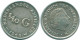 1/10 GULDEN 1966 NETHERLANDS ANTILLES SILVER Colonial Coin #NL12659.3.U.A - Nederlandse Antillen