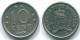 10 CENTS 1971 NIEDERLÄNDISCHE ANTILLEN Nickel Koloniale Münze #S13396.D.A - Niederländische Antillen