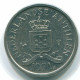 10 CENTS 1971 NIEDERLÄNDISCHE ANTILLEN Nickel Koloniale Münze #S13392.D.A - Niederländische Antillen