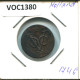 1746 HOLLAND VOC DUIT INDES NÉERLANDAIS NETHERLANDS Koloniale Münze #VOC1380.11.F.A - Indes Néerlandaises