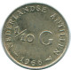 1/10 GULDEN 1966 NIEDERLÄNDISCHE ANTILLEN SILBER Koloniale Münze #NL12819.3.D.A - Niederländische Antillen