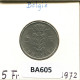 5 FRANCS 1971 DUTCH Text BELGIUM Coin #BA605.U.A - 5 Frank