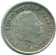 1/10 GULDEN 1957 NETHERLANDS ANTILLES SILVER Colonial Coin #NL12187.3.U.A - Antille Olandesi