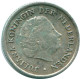 1/10 GULDEN 1957 NETHERLANDS ANTILLES SILVER Colonial Coin #NL12187.3.U.A - Netherlands Antilles