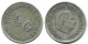 1/4 GULDEN 1965 NETHERLANDS ANTILLES SILVER Colonial Coin #NL11330.4.U.A - Antille Olandesi