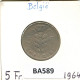 5 FRANCS 1963 DUTCH Text BÉLGICA BELGIUM Moneda #BA589.E.A - 5 Francs