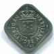 5 CENTS 1982 ANTILLES NÉERLANDAISES Nickel Colonial Pièce #S12350.F.A - Antille Olandesi
