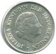 1/4 GULDEN 1970 ANTILLAS NEERLANDESAS PLATA Colonial Moneda #NL11629.4.E.A - Antilles Néerlandaises