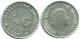 1/4 GULDEN 1970 ANTILLAS NEERLANDESAS PLATA Colonial Moneda #NL11629.4.E.A - Antilles Néerlandaises