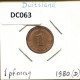 1 PFENNIG 1980 D WEST & UNIFIED GERMANY Coin #DC063.U.A - 1 Pfennig