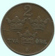 2 ORE 1912 SWEDEN Coin #AC813.2.U.A - Suède