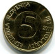 5 TOLAR 2000 SLOVENIA UNC Coin HEAD CAPRICORN #W11075.U.A - Slowenien