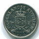 10 CENTS 1971 ANTILLES NÉERLANDAISES Nickel Colonial Pièce #S13491.F.A - Niederländische Antillen