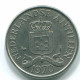 25 CENTS 1970 NIEDERLÄNDISCHE ANTILLEN Nickel Koloniale Münze #S11431.D.A - Niederländische Antillen