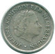 1/10 GULDEN 1962 ANTILLAS NEERLANDESAS PLATA Colonial Moneda #NL12391.3.E.A - Antille Olandesi