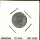 1/2 FRANC 1969 SWITZERLAND Coin #AS487.U.A - Andere & Zonder Classificatie
