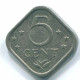 5 CENTS 1981 NETHERLANDS ANTILLES Nickel Colonial Coin #S12345.U.A - Antilles Néerlandaises