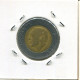 5 FRANCS 1987 MAROC MOROCCO BIMETALLIC Pièce #AS086.F.A - Morocco