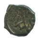 FLAVIUS JUSTINUS II CYZICUS FOLLIS Antiguo BYZANTINE Moneda 0.4g/14mm #AF808.12.E.A - Byzantinische Münzen