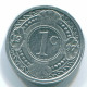 1 CENT 1996 NETHERLANDS ANTILLES Aluminium Colonial Coin #S13151.U.A - Antille Olandesi