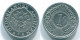 1 CENT 1996 NETHERLANDS ANTILLES Aluminium Colonial Coin #S13151.U.A - Netherlands Antilles
