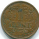 1 CENT 1954 ANTILLES NÉERLANDAISES Bronze Fish Colonial Pièce #S11013.F.A - Netherlands Antilles